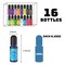 Epoxy Resin Pigment - 16 Color Liquid Translucent Epoxy Resin Colorant, Highly Concentrated Epoxy Resin Dye for DIY Jewelry Making, AB Resin Coloring for Paint, Craft - 10ml Each